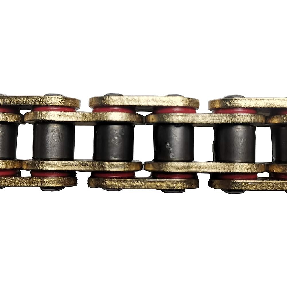 JINFANNIBI 428 Drive Chain 116 Links with O-Ring Connection Master Link for Motorcycle ATV Dirt Bike