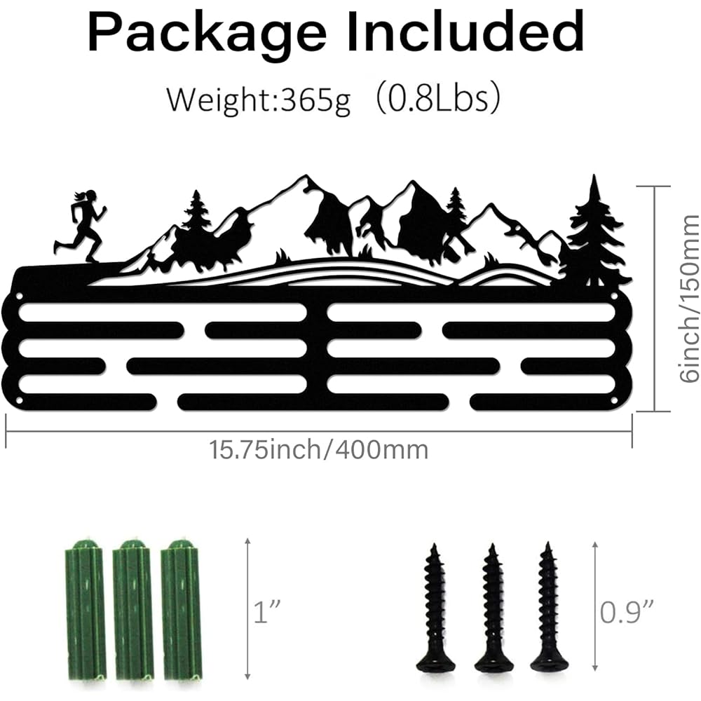 SUPERDANT Medal Hanger Storage Medal Holder Dull Display Medal Storage Easy to Install Sports Medal Hook