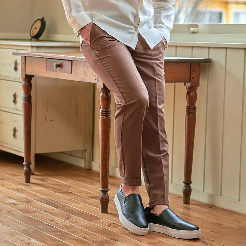 Cavalier Men's Unisex Top and Bottom Setup Tailored Jacket Long Pants Stretch CASH21-02