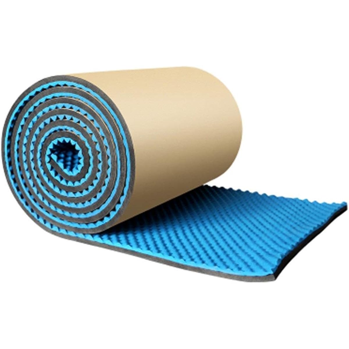 Noise control drum room sound absorbing cotton self adhesive easy to install soundproof cotton noise control flame retardant acoustic panel household goods (black 3CM) (blue 3CM)