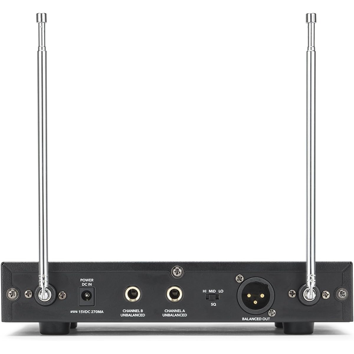 Samson Stage 200 Dual-Channel Handheld VHF Wireless System with Two Q6 Dynamic Microphones (Group A) by Samson Technologies