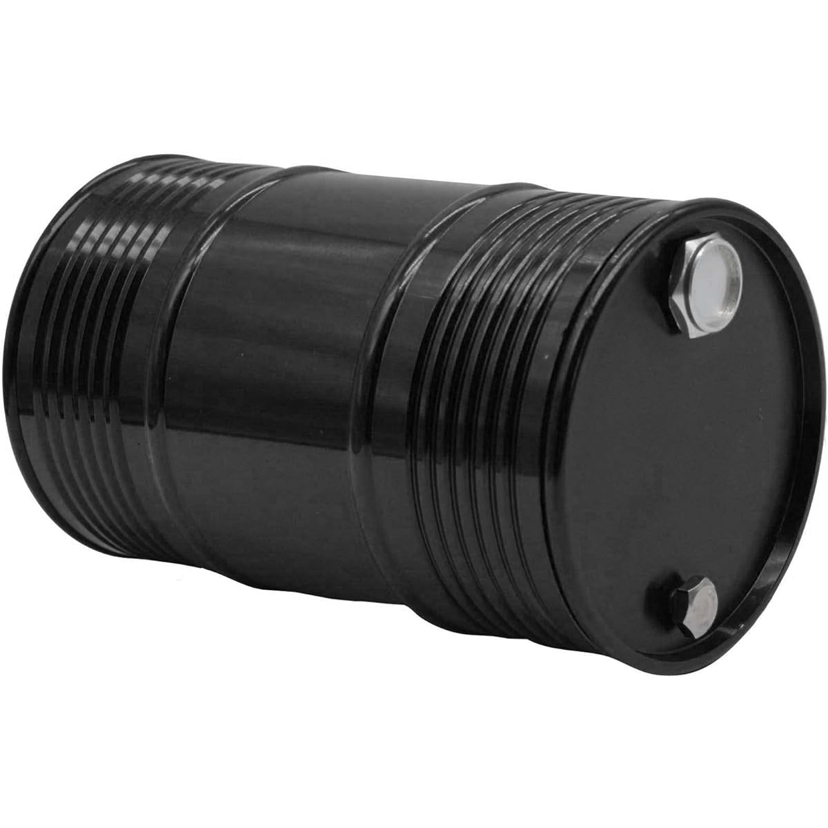 LAFEINA Metal 96mm/3.8inch Oil Drum Barrel 1/10 Rock Crawler Car Decoration Parts (Black)