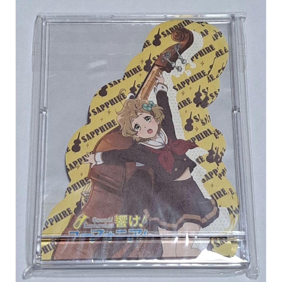 Sound! Euphonium Die-cut Memo Green Light