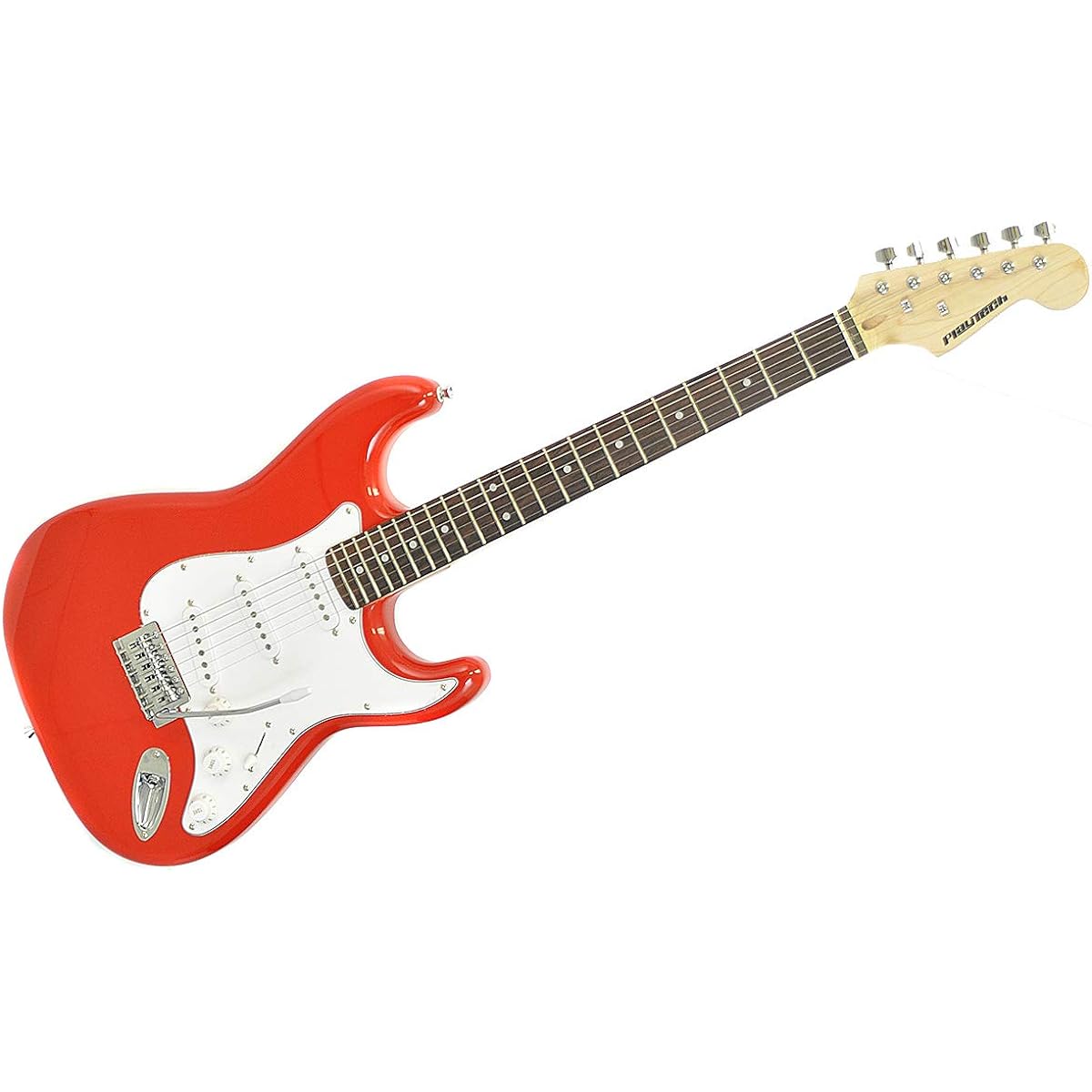 PLAYTECH Electric Guitar ST250 Rose Red
