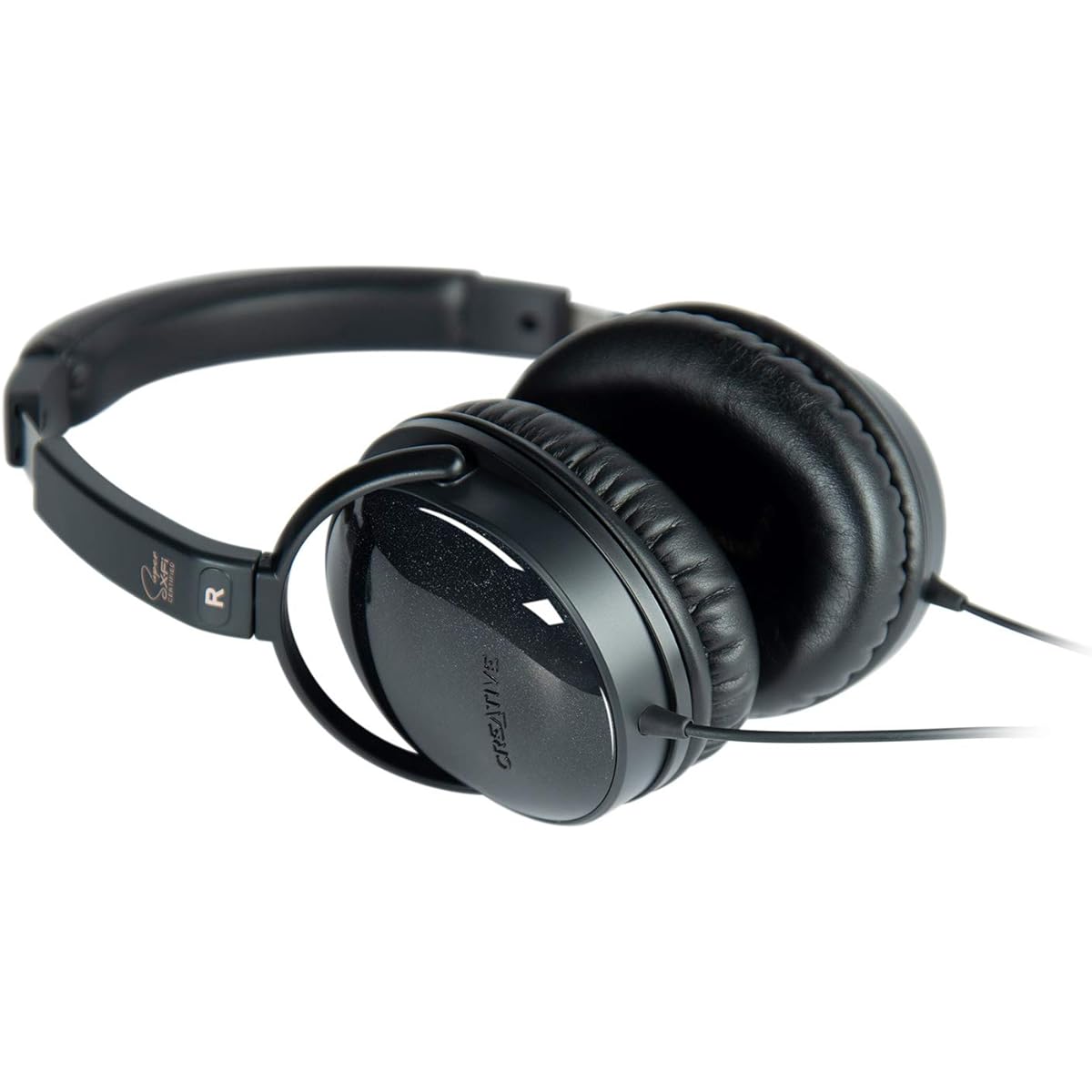 Creative Aurvana Live! SE – Over-Ear Headphones with Padded Headband and Leatherette Ear Pads, Expert Tuned Foster Drivers, Super X-Fi Certified, Optimized Cinematic Audio Experience