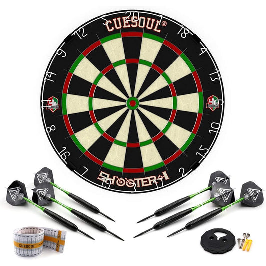 CUESOUL SHOOTER-I 18"*1-1/2" Official Size Sisal Dart Board (CSDB-D402)