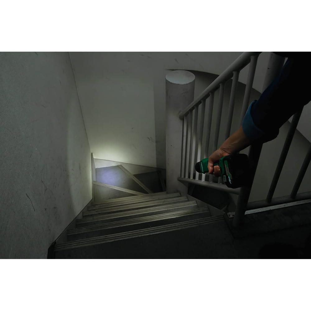 HiKOKI 14.4/18V Rechargeable LED Torch Light Maximum 250lm 2-step Dimming Function Storage Battery/Charger Sold Separately UB18DE (NN)