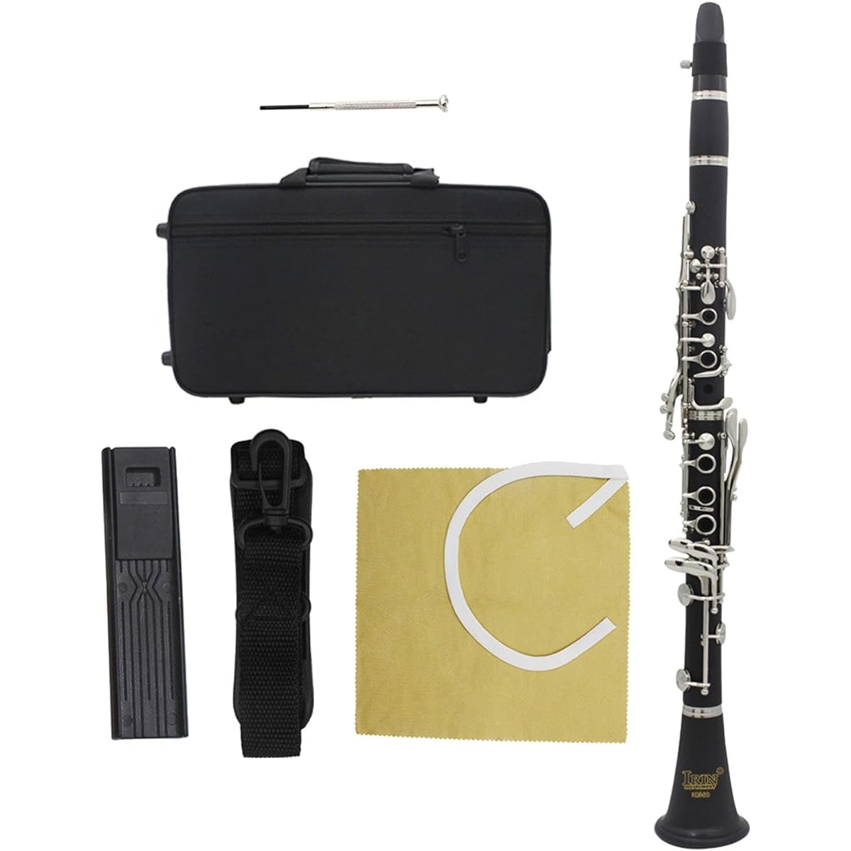 STARTIST B Flat Clarinet Bakelite Tube Portable with Storage Case Professional Beginner Practice Instrument for Beginners