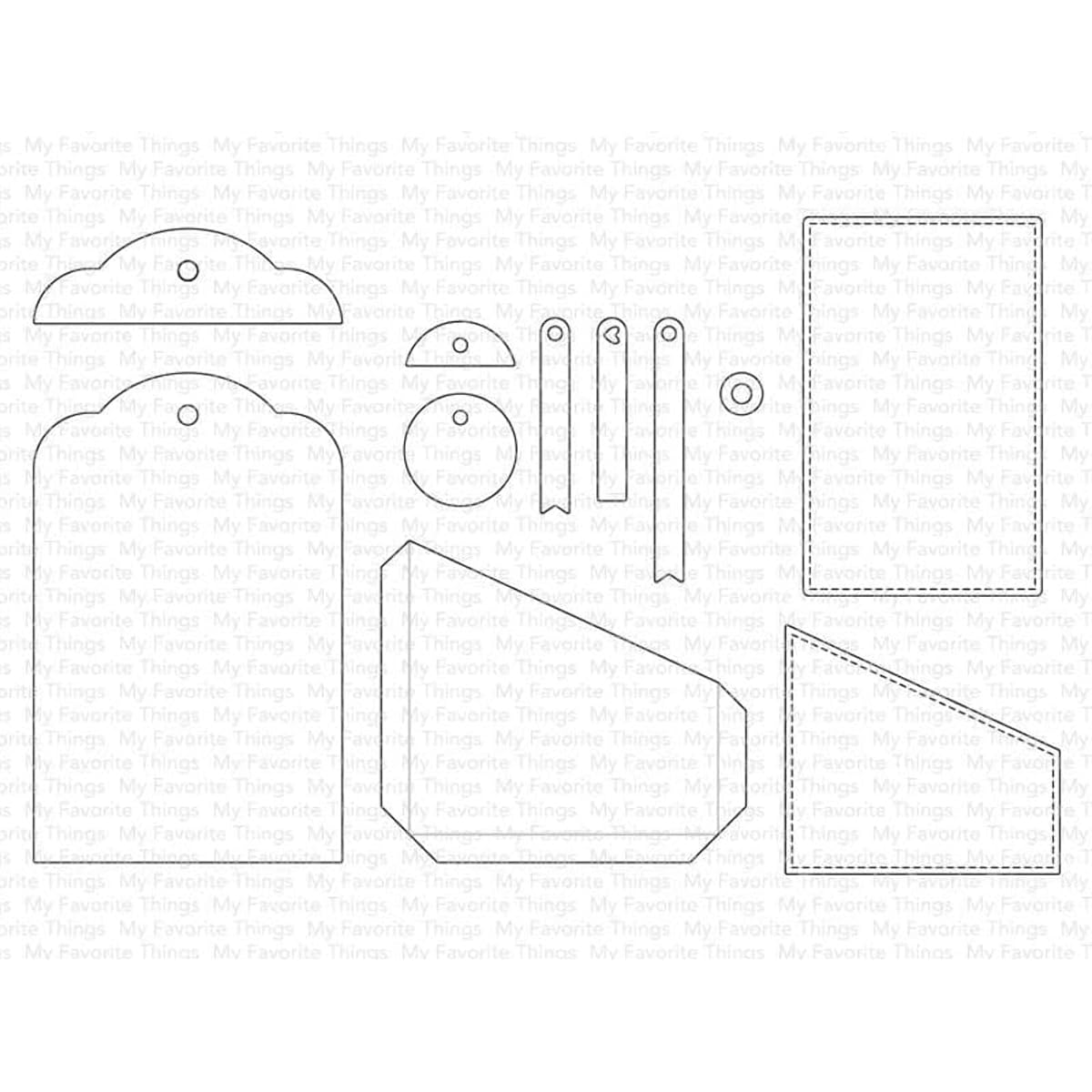 My Favorite Things NAMIC DIE DO IT All, Do-It-All Gift Tag