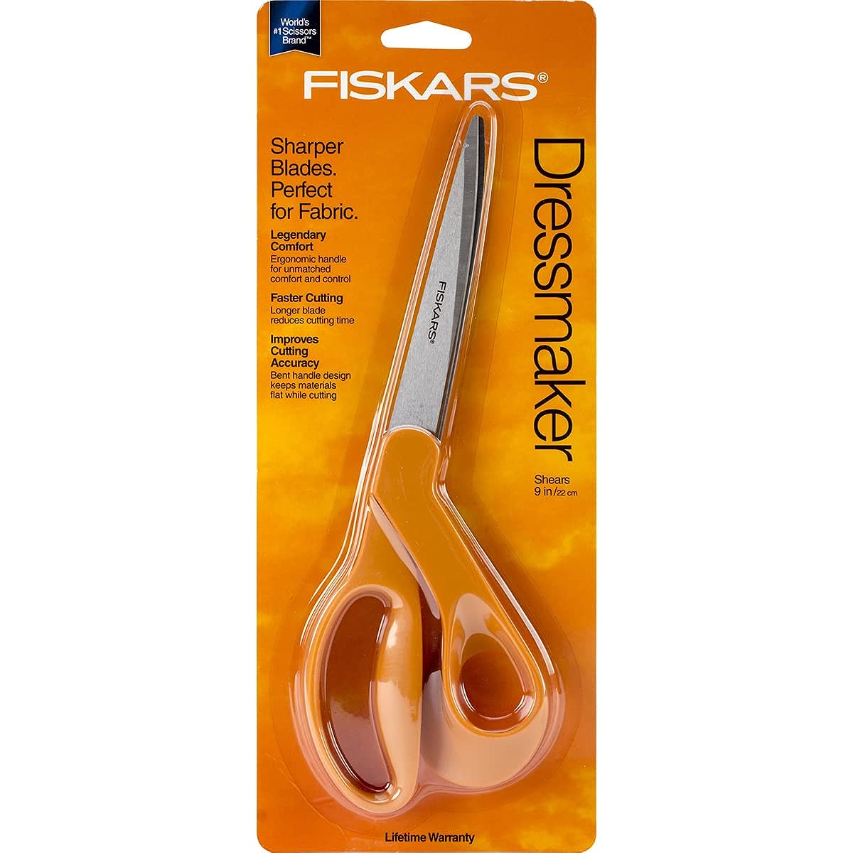 Fiskars bent scissors right handed 9 in. -mfg # 94417297 – Sold As 2 units