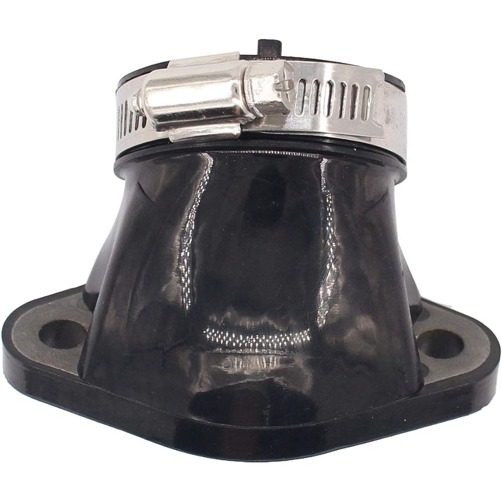 MOTOKU Carburetor Rubber Intake Manifold Boot Carb Holder with Clamp for Polaris Sportsman 335 400 450 500 ATV