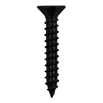 DAIDOHANT Black Tapping Screw [Countersunk Head] (Nominal Diameter D) 4 x (Length L) 30 x (Head Diameter D) 8 mm [Iron] Approx. 6 pieces 10183766