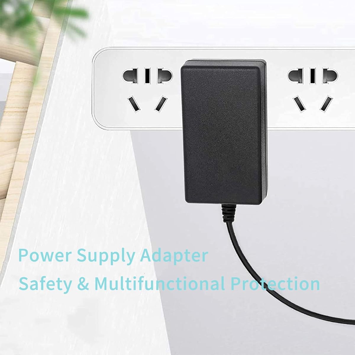 18V 1A Power Adapter [18 Volt 1 Amp 6 Feet Cord] AC to DC Plug 5.5 x 2.1mm & 2.5mm for 18 Volt 100mA ~ 1000mA Equipment