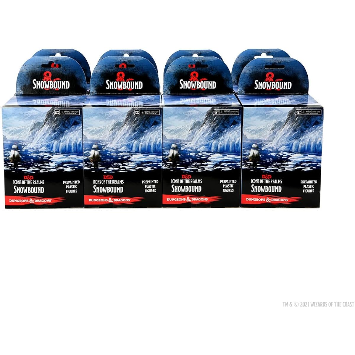 D&D Icons of The Realms Miniatures: Snowbound Booster Bricks (8) | WizKids