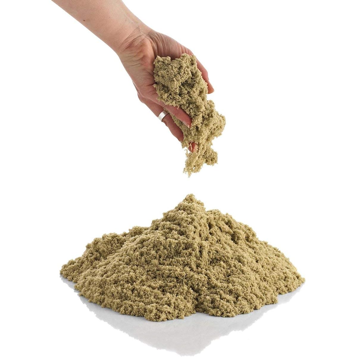Coolsand 2 lb. Refill Package - Kinetic Play Sand for All Ages - Multiple Colors Available, Off-White CKMS2LN