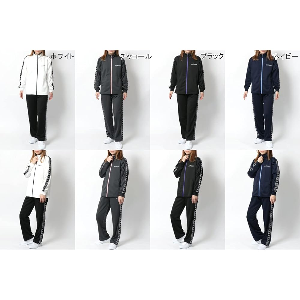 [Kappa] Women's Jersey Top and Bottom Set, Training Wear, Running Wear, Sportswear, Setup Room Wear