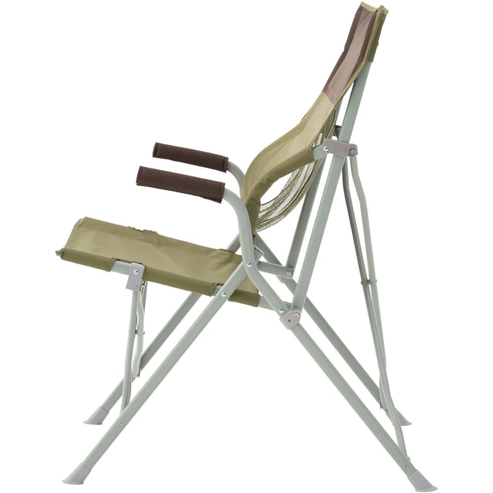 LOGOS LOGOS Life Back Hold Chair with Pocket Polyester (Brown) 73173068