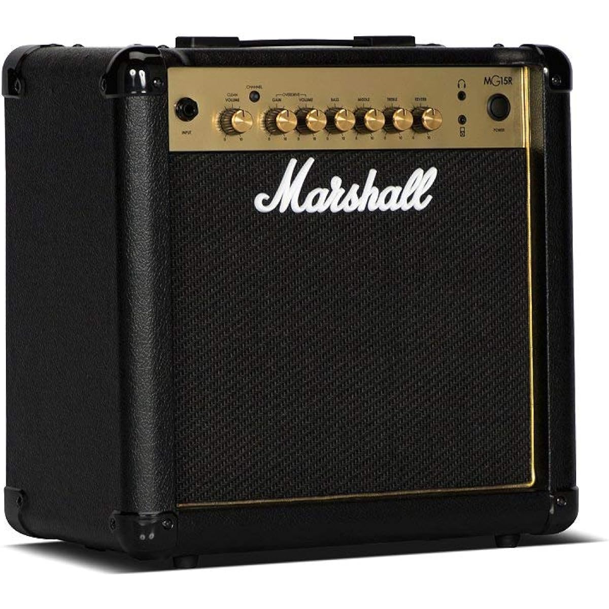 [Set Purchase] Marshall MG-Gold Series Guitar Amplifier Combo MG15R & Kikutani Guitar Stand Compatible with Lacquer Painting, Comes with Rubber to Prevent Falling GS-101B