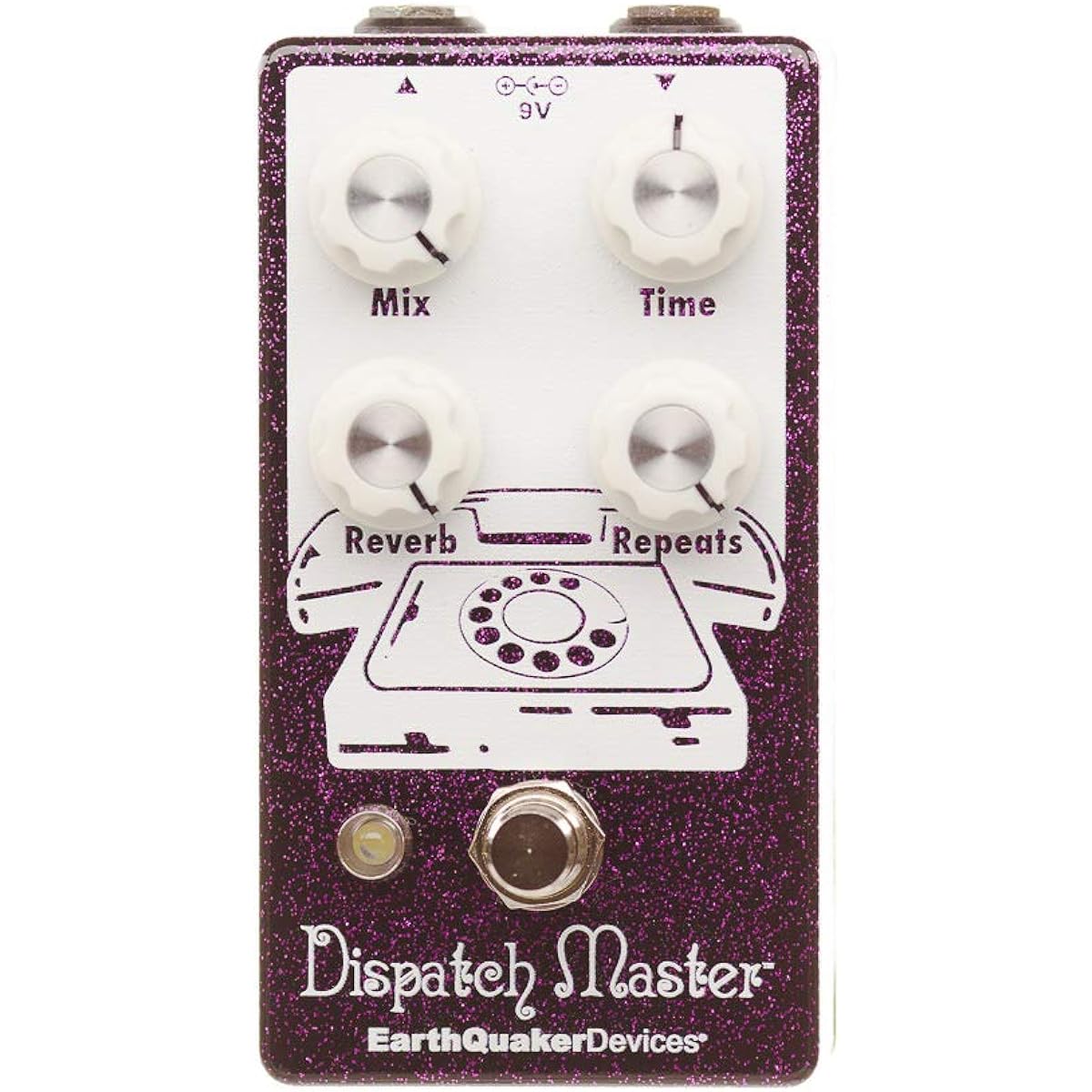 EarthQuaker Devices Dispatch Master V3 Delay and Reverb Limited Edition Purple Sparkle