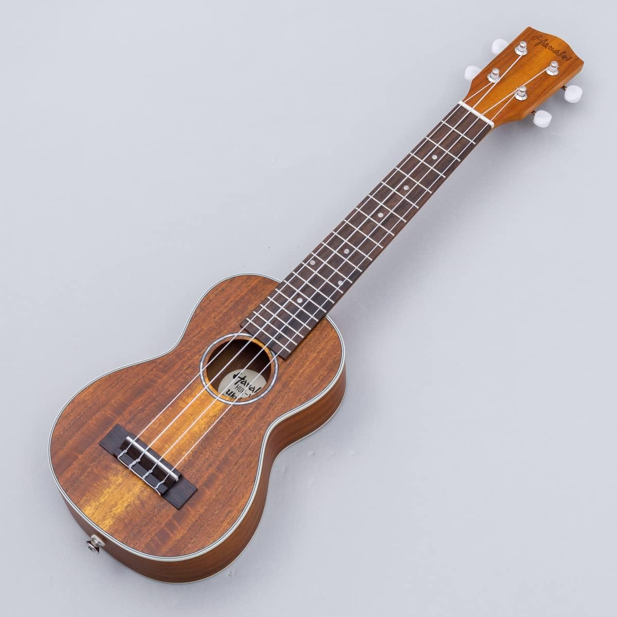 Hanalei HUK-500 Natural Matte Soprano Ukulele All Solid Acacia Core [Long Neck] Hanalei