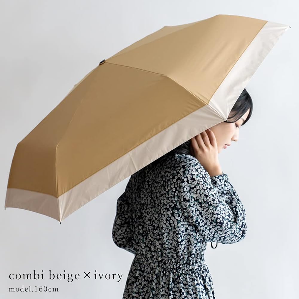 [Vita Felice] Vita Felice Wide Folding Umbrella for Both Sunny and Rainy Days (Rib 60cm) Women's vsgz-451z