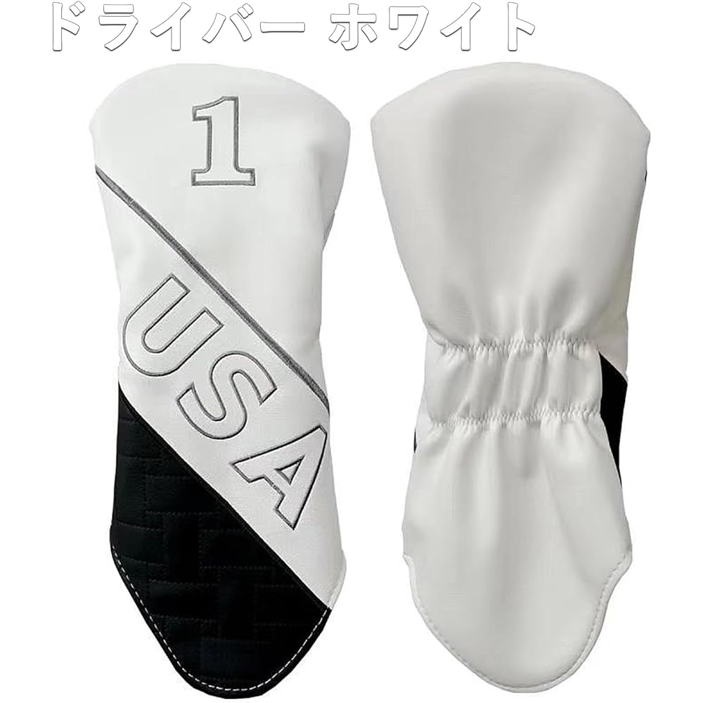 Golf Head Cover Driver Cover Wood Cover Utility Cover UT Cover No. 1 No. 3 No. 5 H USA