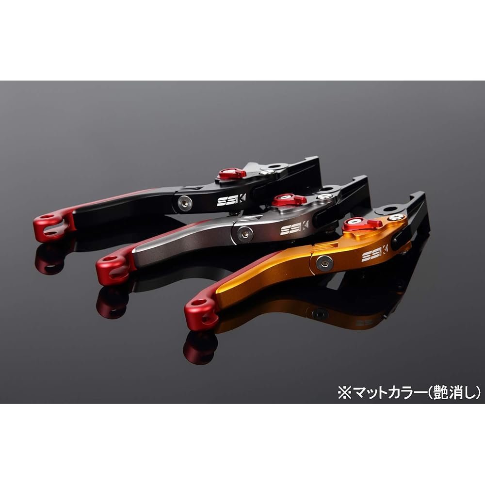 SSK Adjust Lever Foldable Extension Lever Color: Matte Gold Adjuster Color: Matte Green Extension Color: Matte Blue LVGM020GD-GNBE