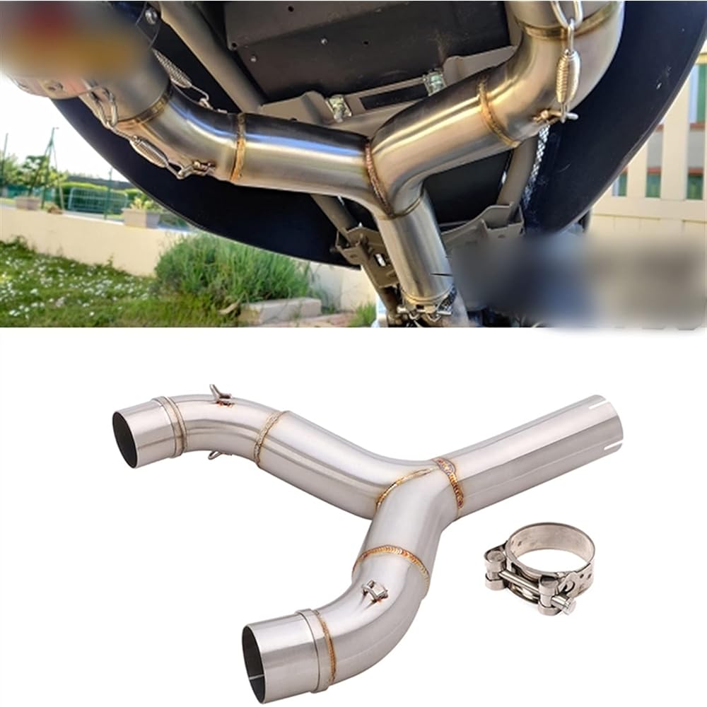 Slip-on Motorcycle Exhaust Muffler Mid Link Pipe Escape Moto Muffler For Aprilia Shiver 750 SL750 Shiver 750 GT 750GT 2008 2009 2010 2011 2012 2013 2014 2015 2016 2017