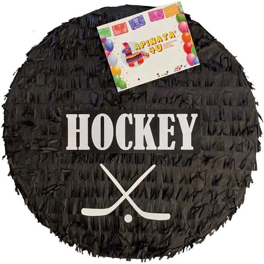 APINATA4U Hockey Puck Pinata 16 inch