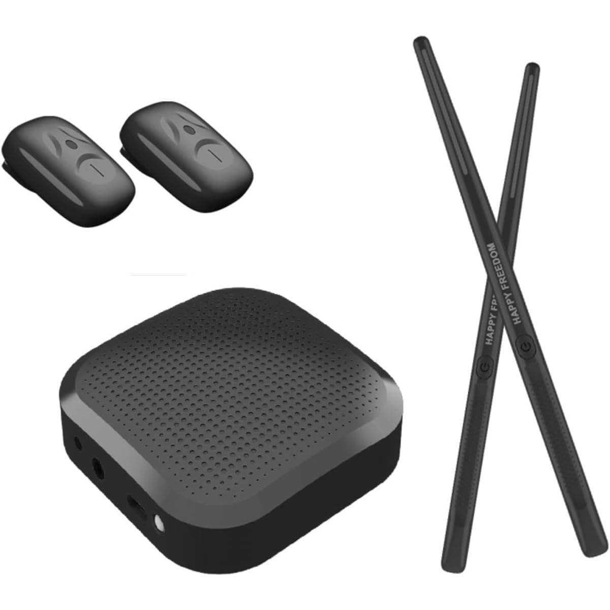 Electronic Drum Set, Portable Smart Air Drum Set 3D Motion Sensing, Virtual Pocket Drum, Comes with 2 Drum Sticks for Beginners, Adults, Kids