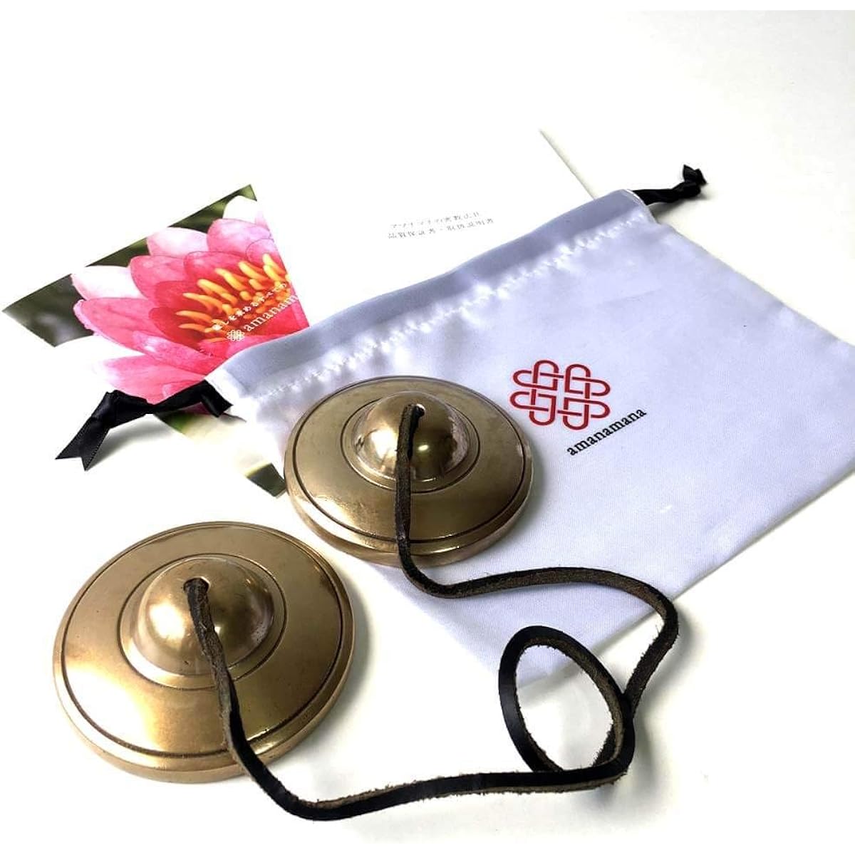 Tingsha Premium L [Amanamana] Purification Yoga Meditation Professional Tibetan Bell Sounds that resonate with the soul