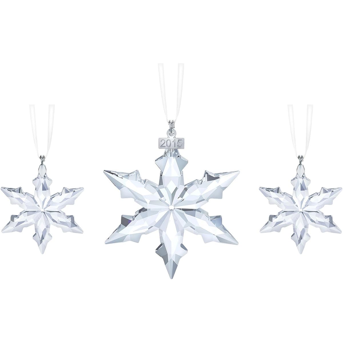 Swarovski 2015 Annual Edition Christmas Star Ornament Set