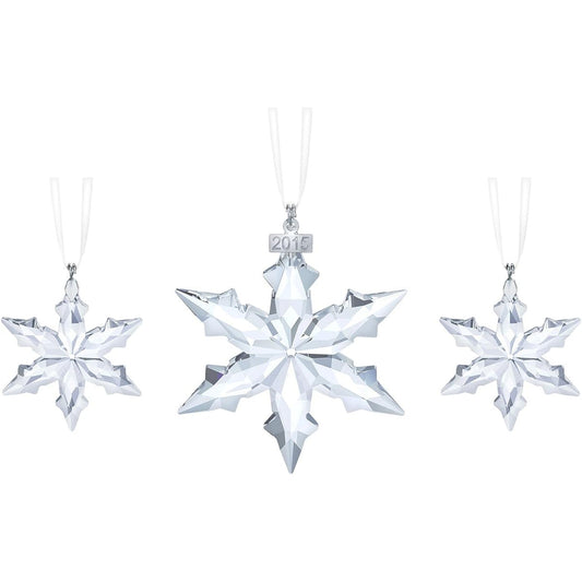 Swarovski 2015 Annual Edition Christmas Star Ornament Set