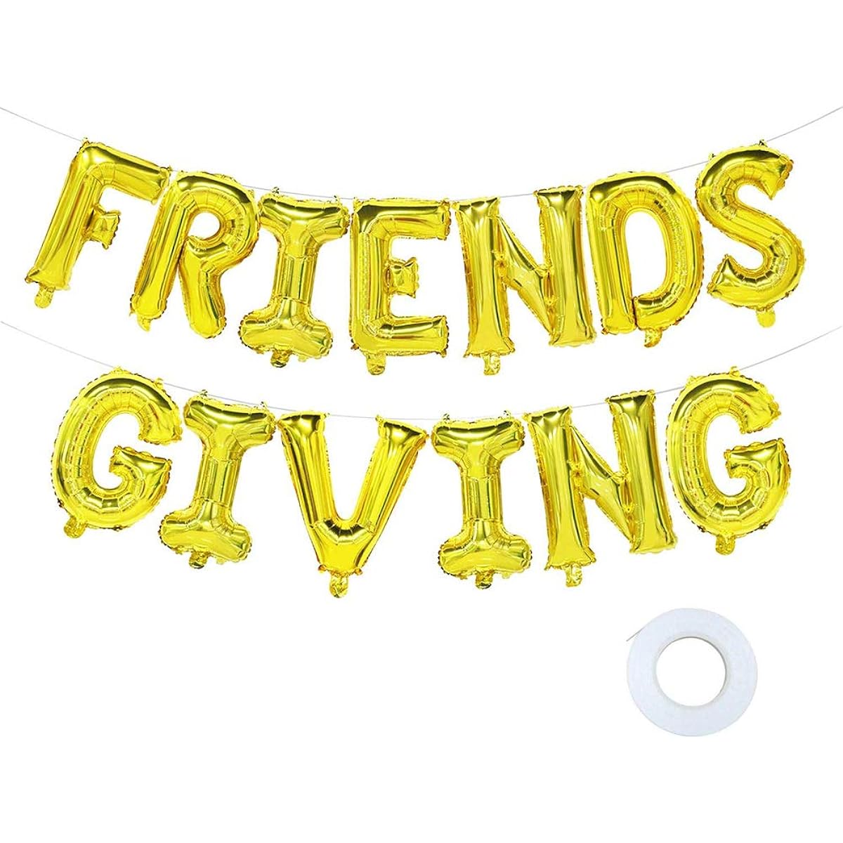 Friends Giving Balloons Party Decoration Banner Thanksgiving Friends Party Supplies Foil Balloons Thanksgiving Friends Party Backdrop