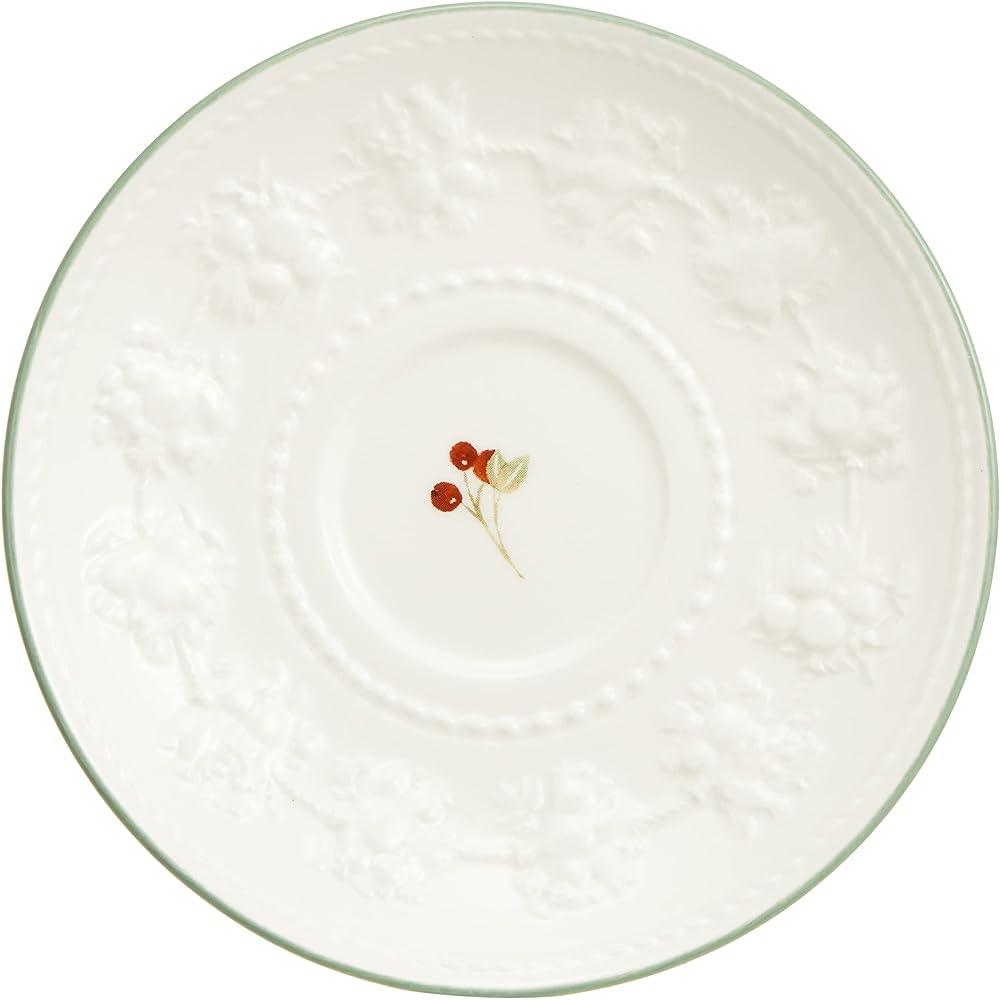 [Regular Imported Product] Wedgwood Festivity Raspberry Pair Tea Cup & Saucer Pottery Wedding Gift Present 1053997