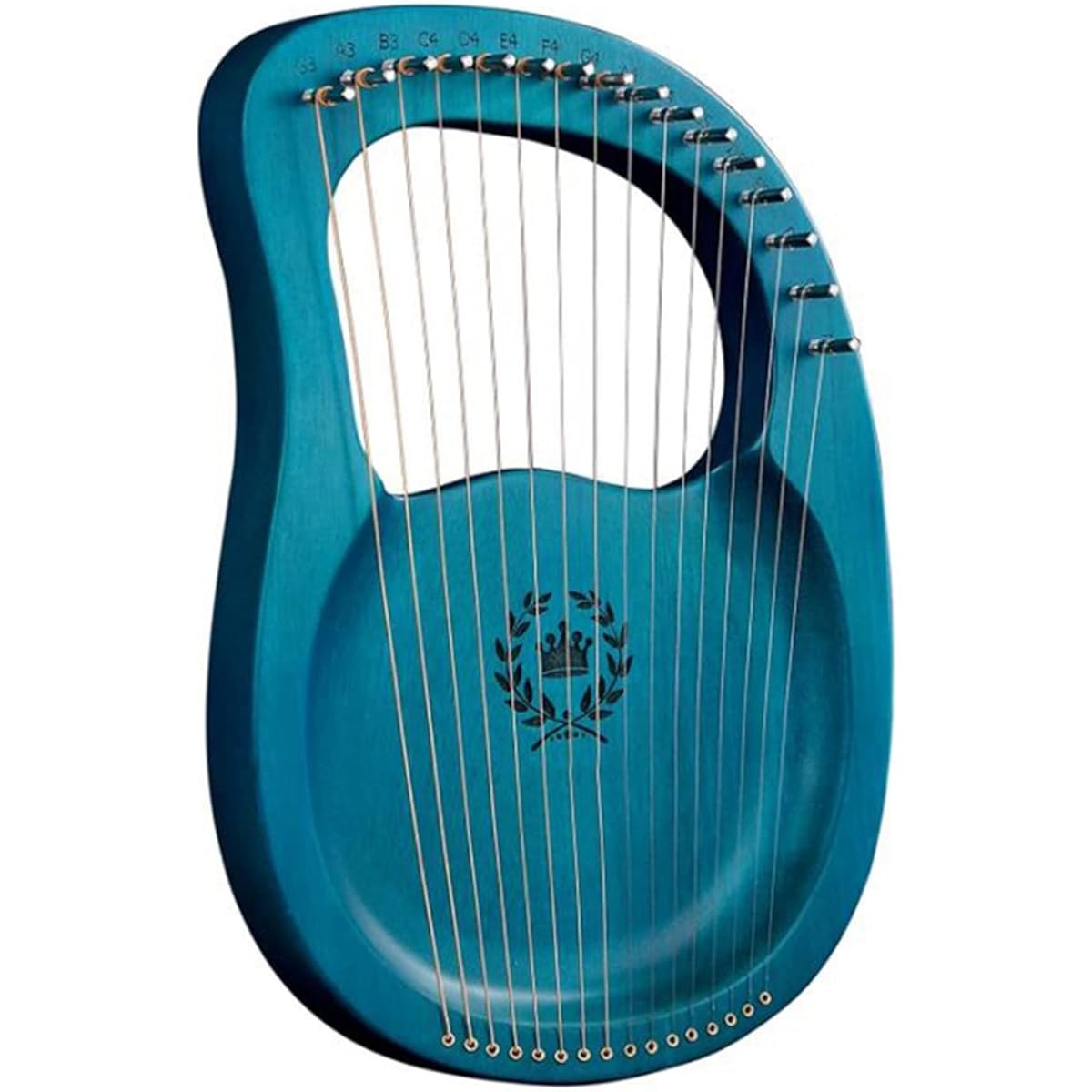 WowZza 16 String Lyre Harp with Tuning Wrench Harp Instrument