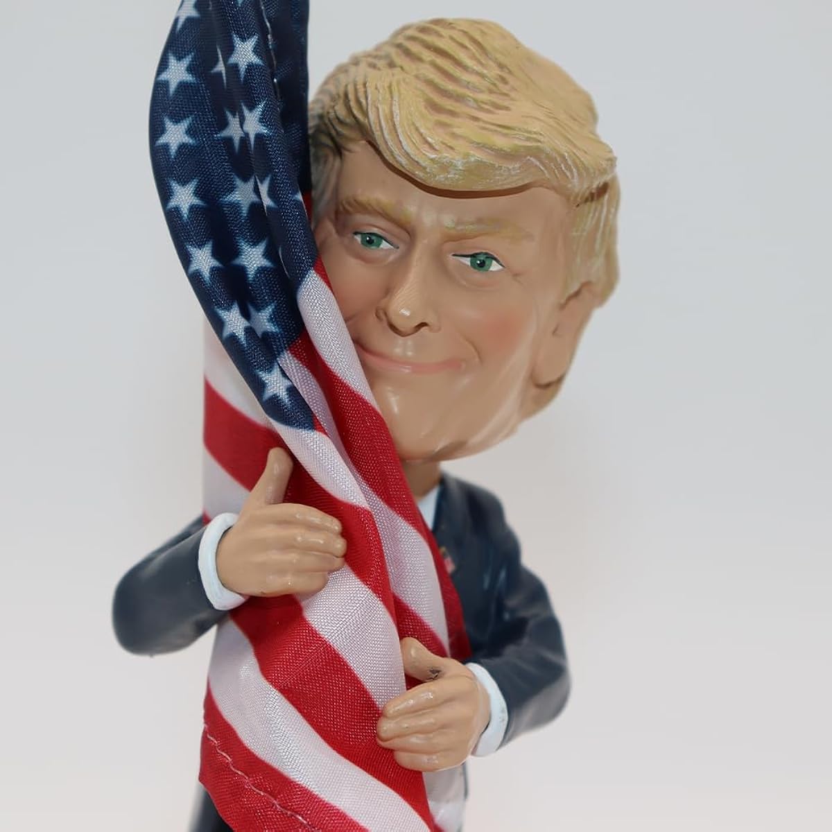 Trump USA President Bobblehead Bubble Head Bobblehead Doll United States Flag Donald J. Trump Limited Edition Collectible Figure