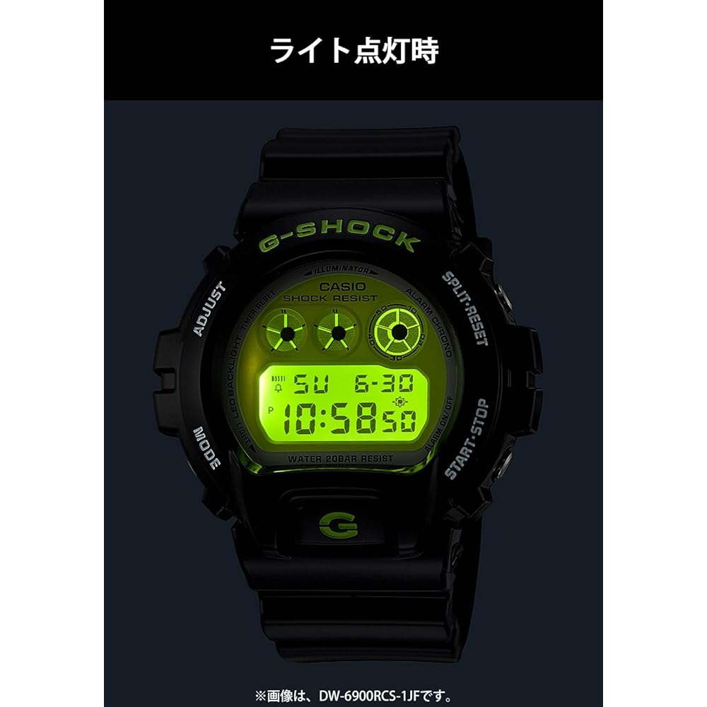 G-Shock [Casio] Watch [Domestic regular product] Crazy Colors 2024 DW-6900RCS-1JF Men's Black
