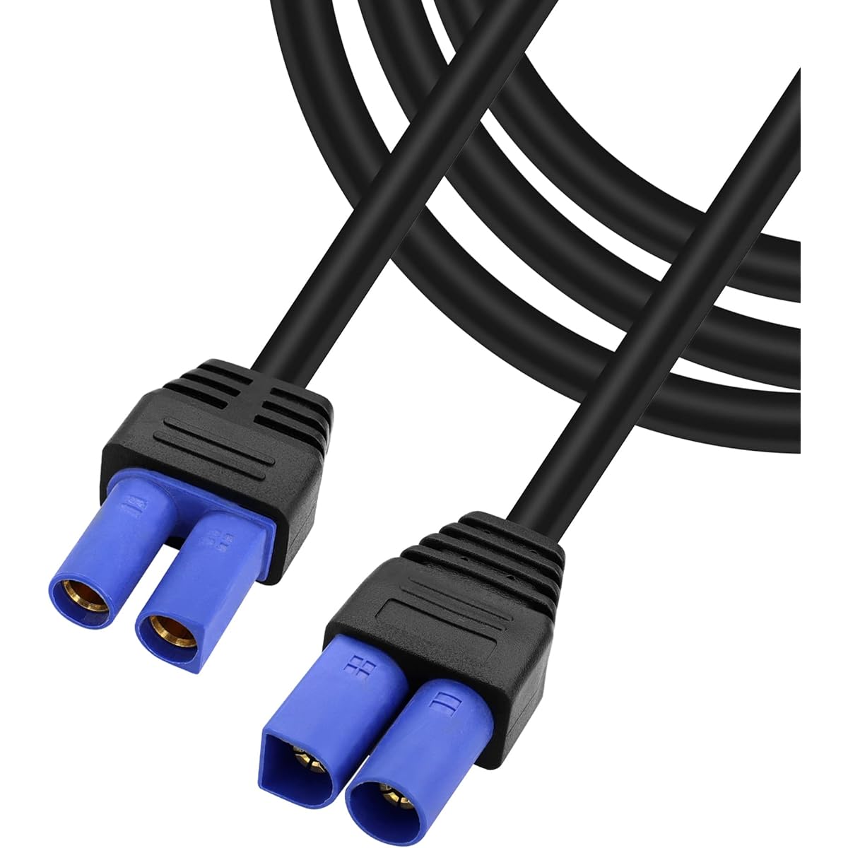 PNGKNYOCN EC5 Male to Female Extension Cable, 14AWG EC5 Male to EC5 Female Connector Cable Lead for RC LiPo Battery and More (1m/3ft)
