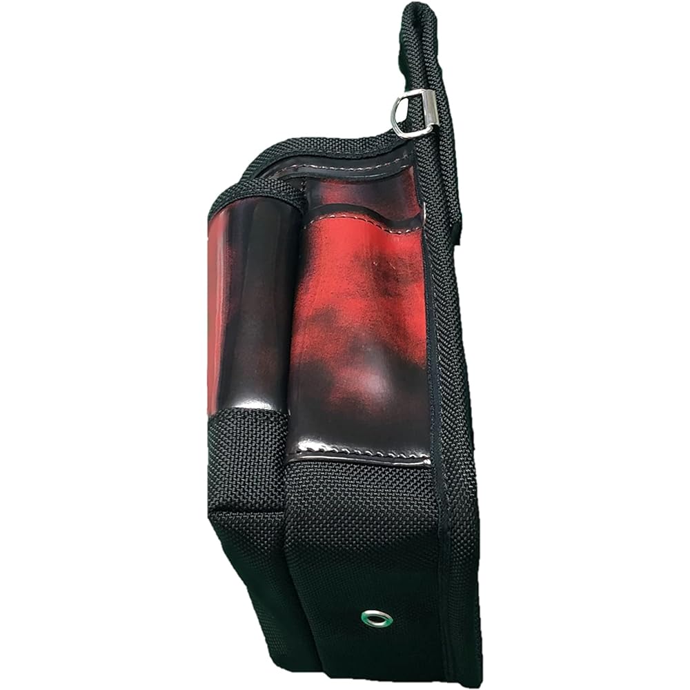Knicks 2-way type advanced glass leather 2-tier waist bag ADV-201TB-R (ADV-201TB-RN)