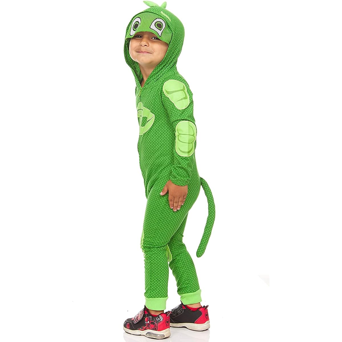 PJ Masks Catboy Gecko Glow in the Dark Catboy Costume with Ears and Tail