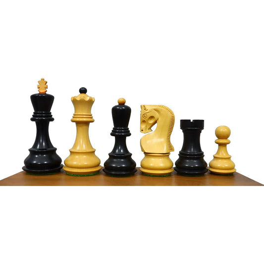 Russian Zagreb Chess Pieces Set Only | Luxury Unique Chess Set Ebony | Best Gift for Him or Her | Chess Moscow