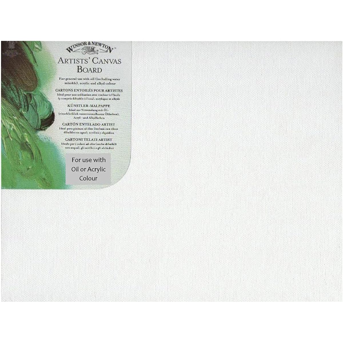 Winsor & Newton Canvas Panel - 30" x 20" GCFCP3020, White