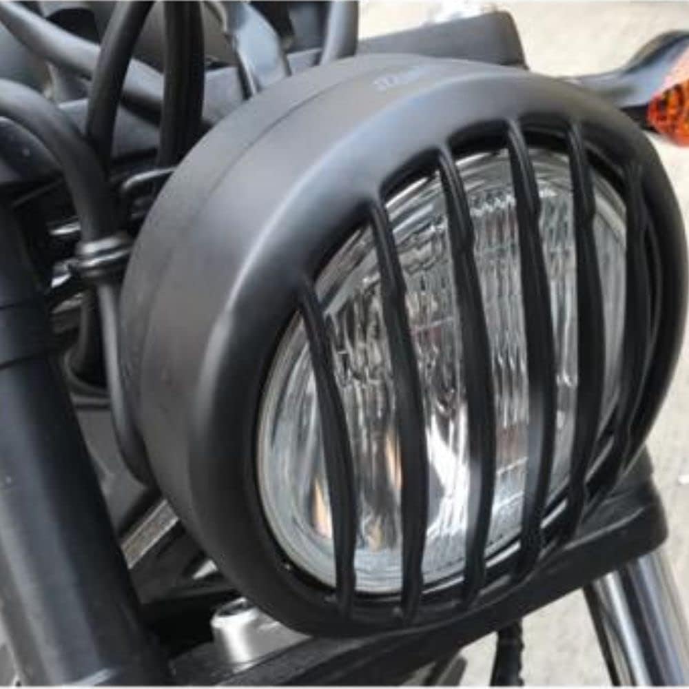 Honda Rebel 250/500 Headlight Cover RB0064 Diablo Custom Works Plastic Headlight Cover Slim For Rebel300&500 Premium ABS/Cage Type