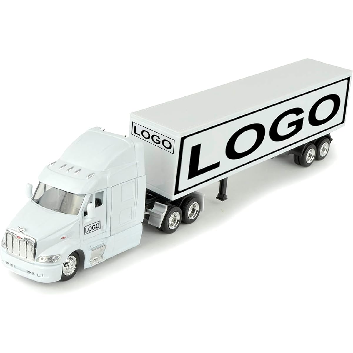Customized Truck Gifts Custom Die Cast Truck Trailers Promotional Gifts Corporate Gifts Peterbilt Model 387 Promotional Gifts with Logo for Truckers