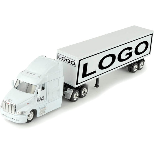 Customized Truck Gifts Custom Die Cast Truck Trailers Promotional Gifts Corporate Gifts Peterbilt Model 387 Promotional Gifts with Logo for Truckers
