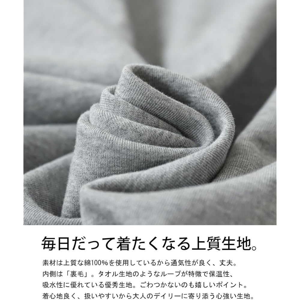 [antiqua] [Antika] Fleece Pullover Sweatshirt Women's 100 Cotton ZYA-00009