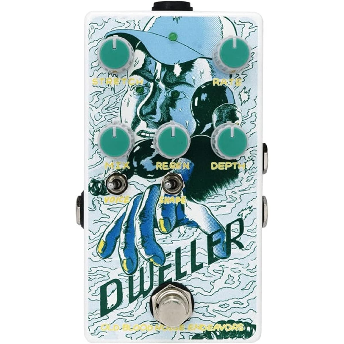 Old Blood Noise Endeavors Dweller Phase Repeater Guitar Effector