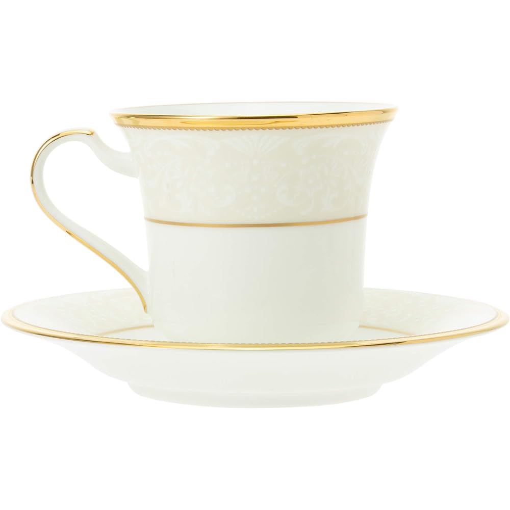 Noritake American Cup & Saucer 220cc White Palace Bone China T59589/4753