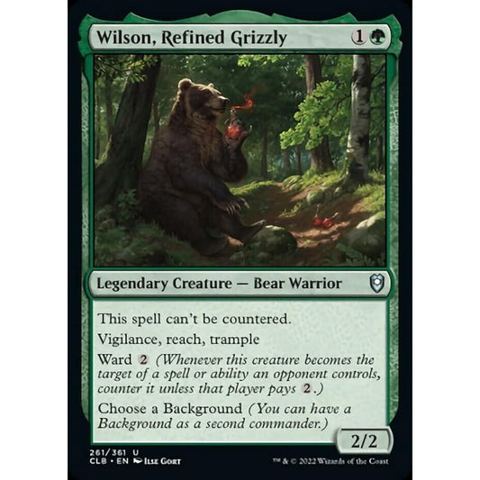 Magic: The Gathering - Wilson, Refined Grizzly (261) - Battle for Baldur's Gate
